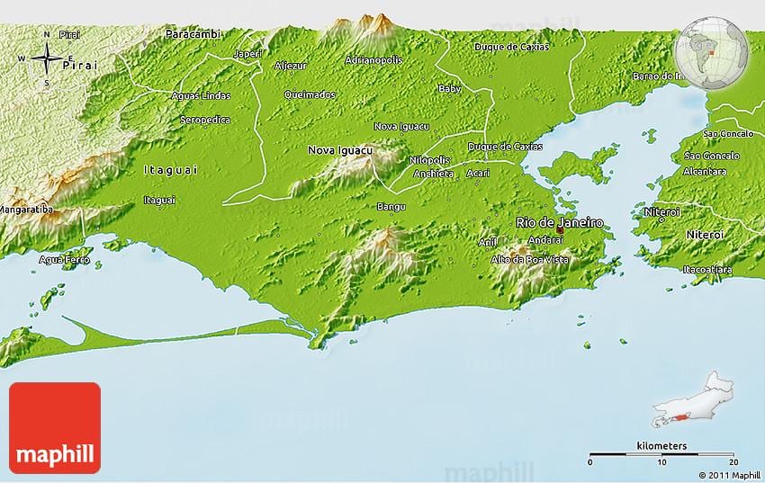 ভৌগলিক মানচিত্র, রিও