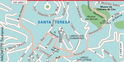 সান্তা teresa, রিও দে জেনেইরো মানচিত্র